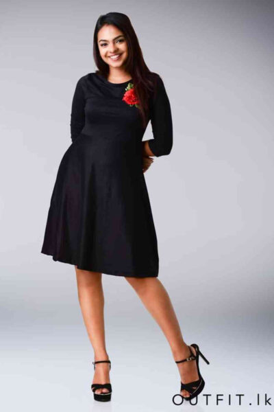 Rose Embroidered Dress