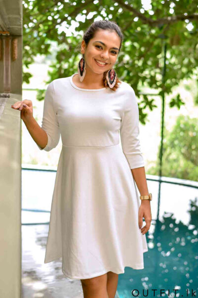 Scuba Flared Dress