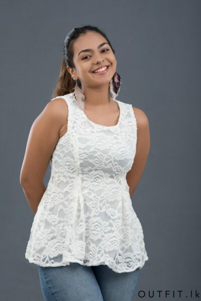 Round Neck Lace Top