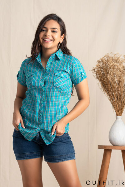 Checked Short Sleeve Shirt