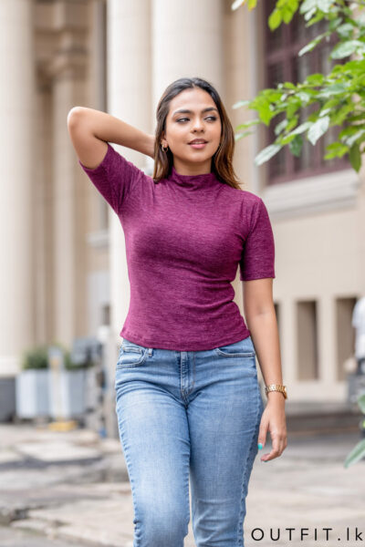 High Neck Tee
