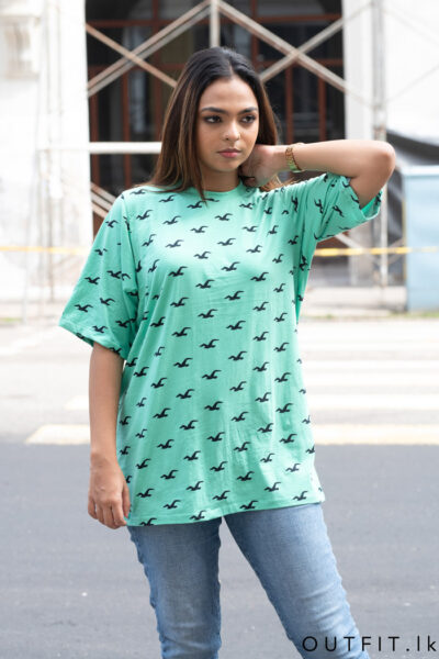 Over Size Printed Tee