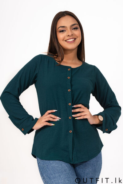 Round Neck Long Sleeve Top
