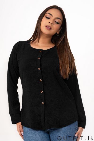 Round Neck Long Sleeve Top