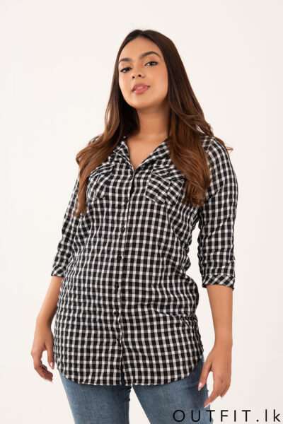 Smart Tunic Checked Top