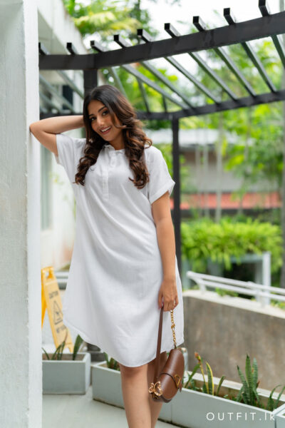 Oversized Linen Dress